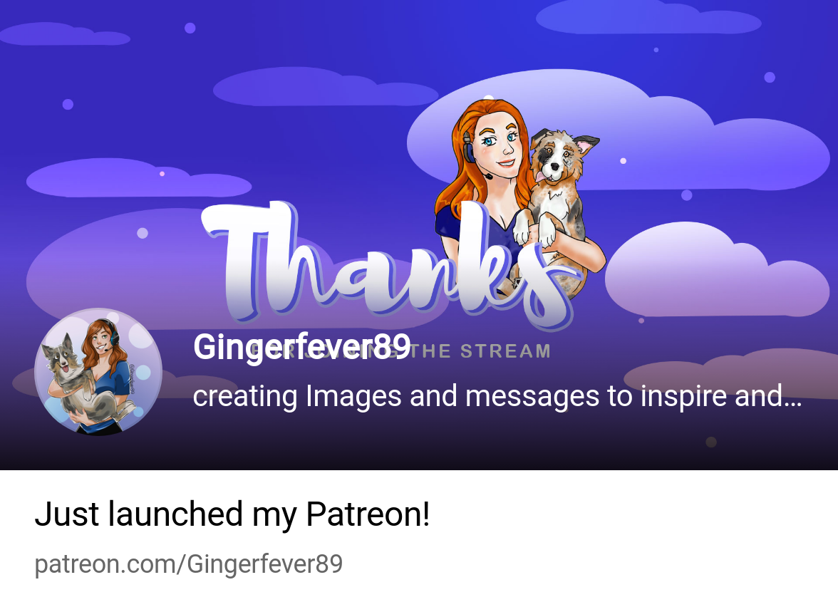 Gingerfever89 | creating Images and messages to inspire and entertain |  Patreon