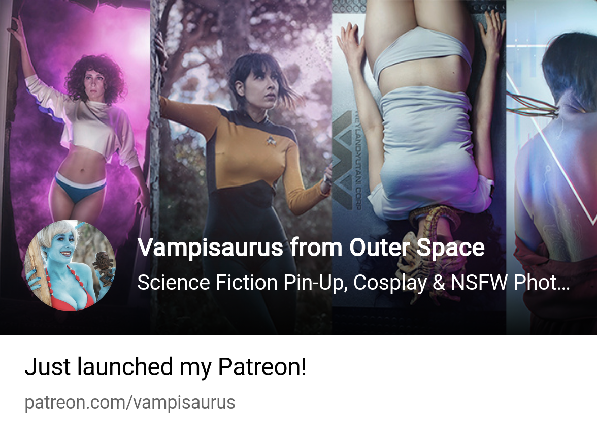 Vampisaurus from Outer Space | Creating Science Fiction NSFW Photography |  Patreon