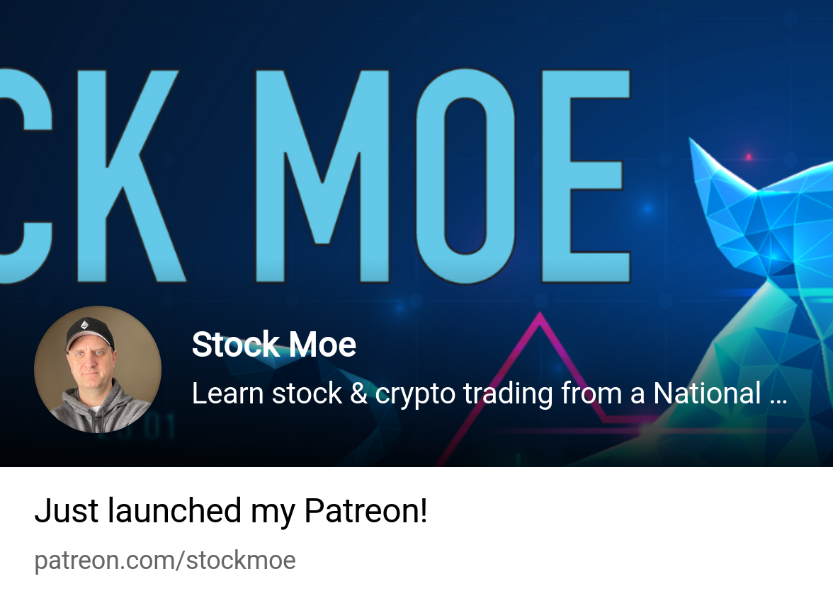 Stock Moe | Learn stock & crypto trading from a National Champ Trade Coach  | Patreon
