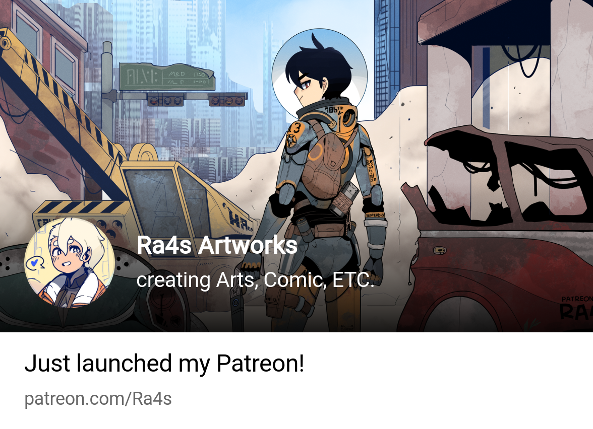 Ra4s Artworks | creating Arts, Comic, ETC. | Patreon
