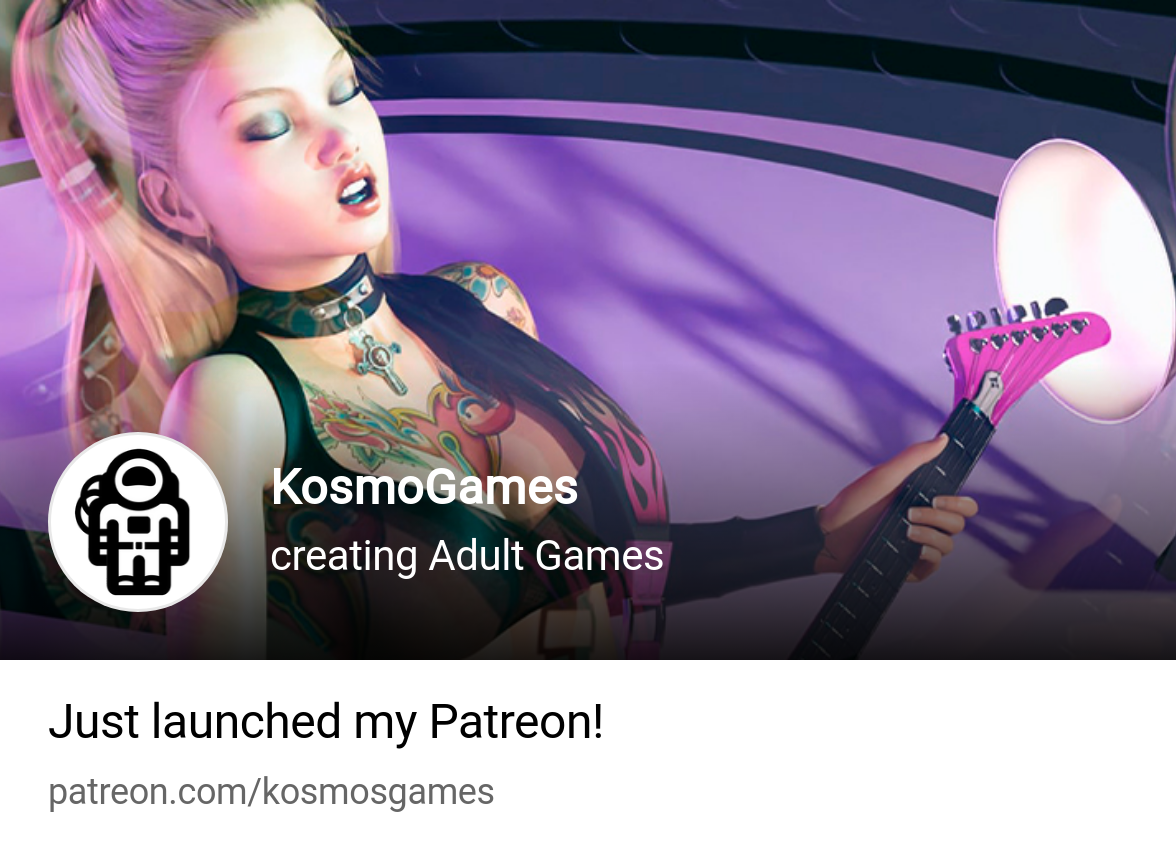 KosmoGames | creating Adult Games | Patreon