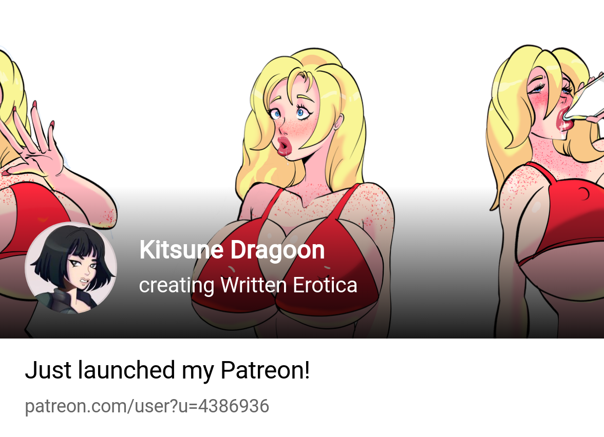 Kitsune Dragoon | creating Written Erotica | Patreon