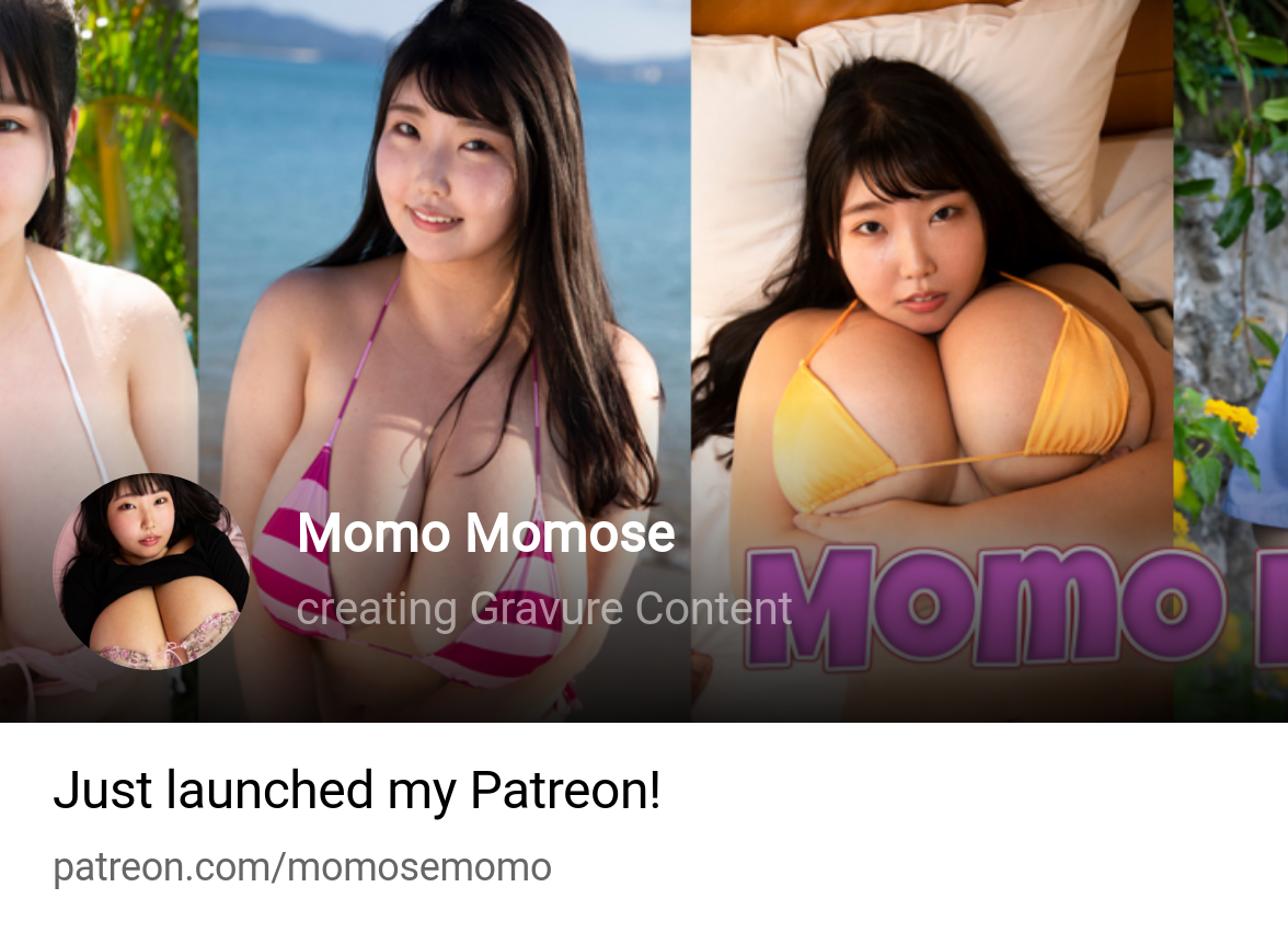 Momo Momose | creating Gravure Content | Patreon