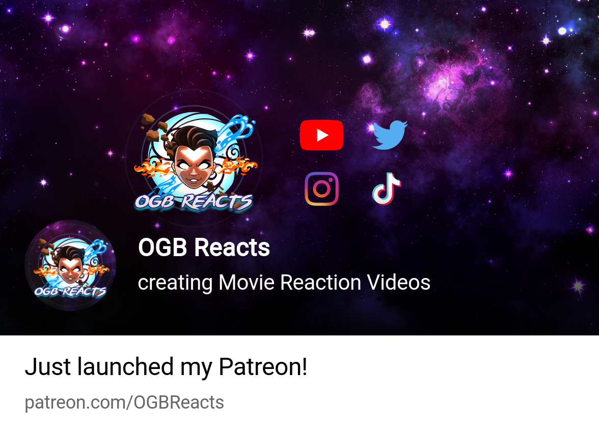 OGB Reacts | creating Movie Reaction Videos | Patreon