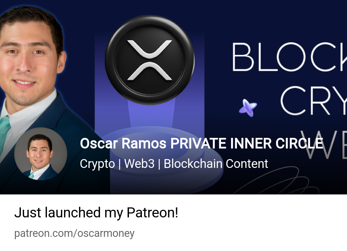 Oscar Ramos PRIVATE INNER CIRCLE | Crypto | Web3 | Blockchain Content |  Patreon