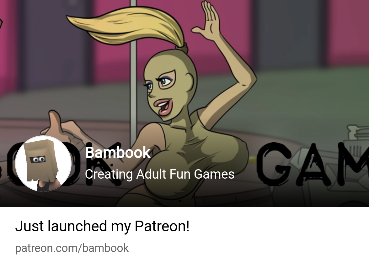 Bambook | Creating Adult Fun Games | Patreon
