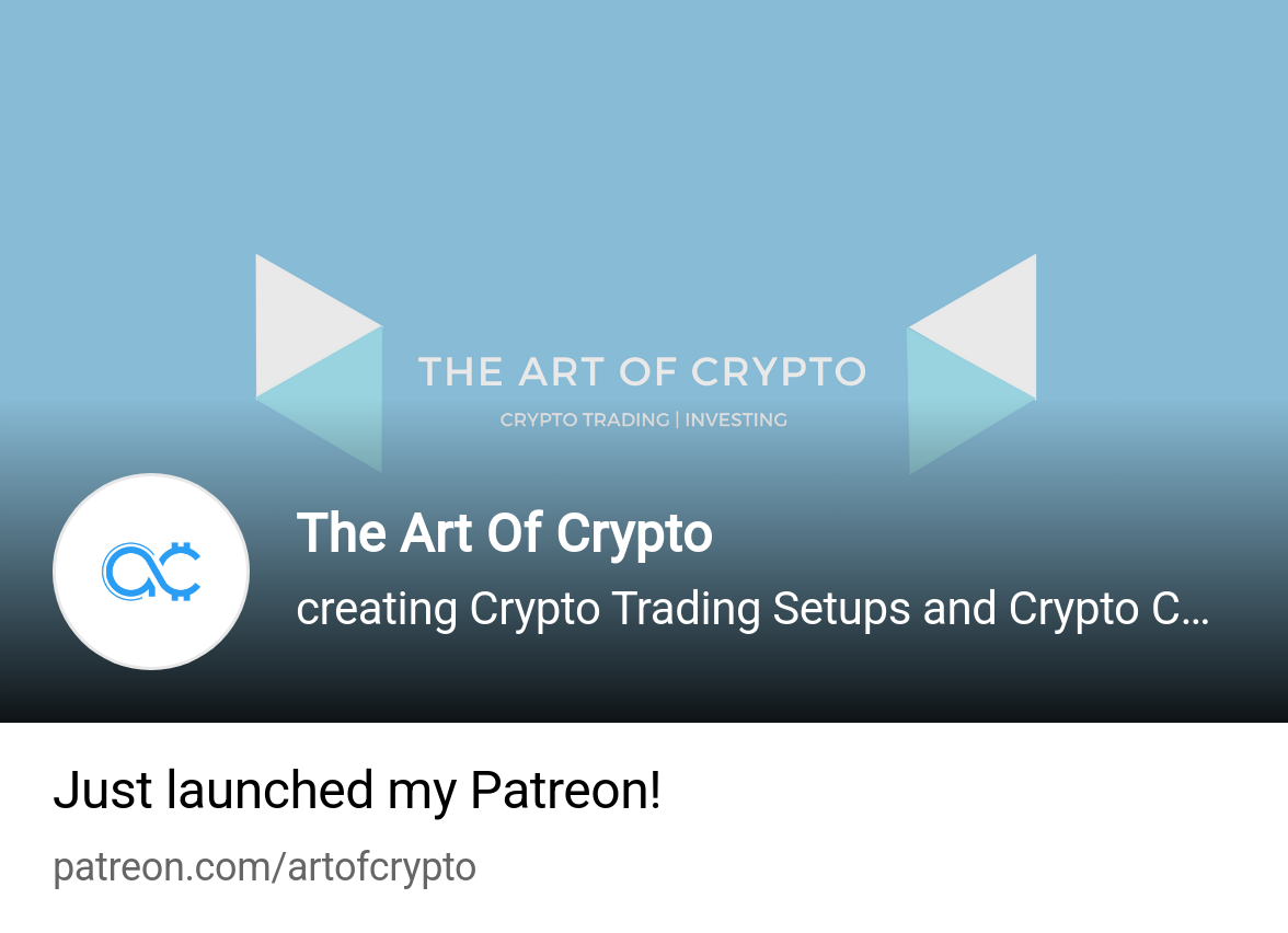 The Art Of Crypto | creating Crypto Trading Setups and Crypto Coaching |  Patreon