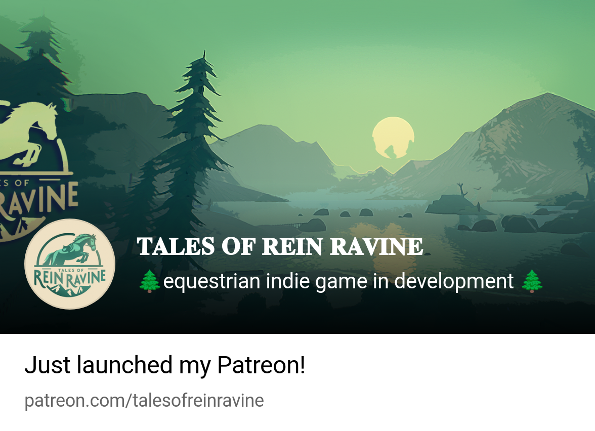 TALES OF REIN RAVINE | equestrian indie game in development | Patreon