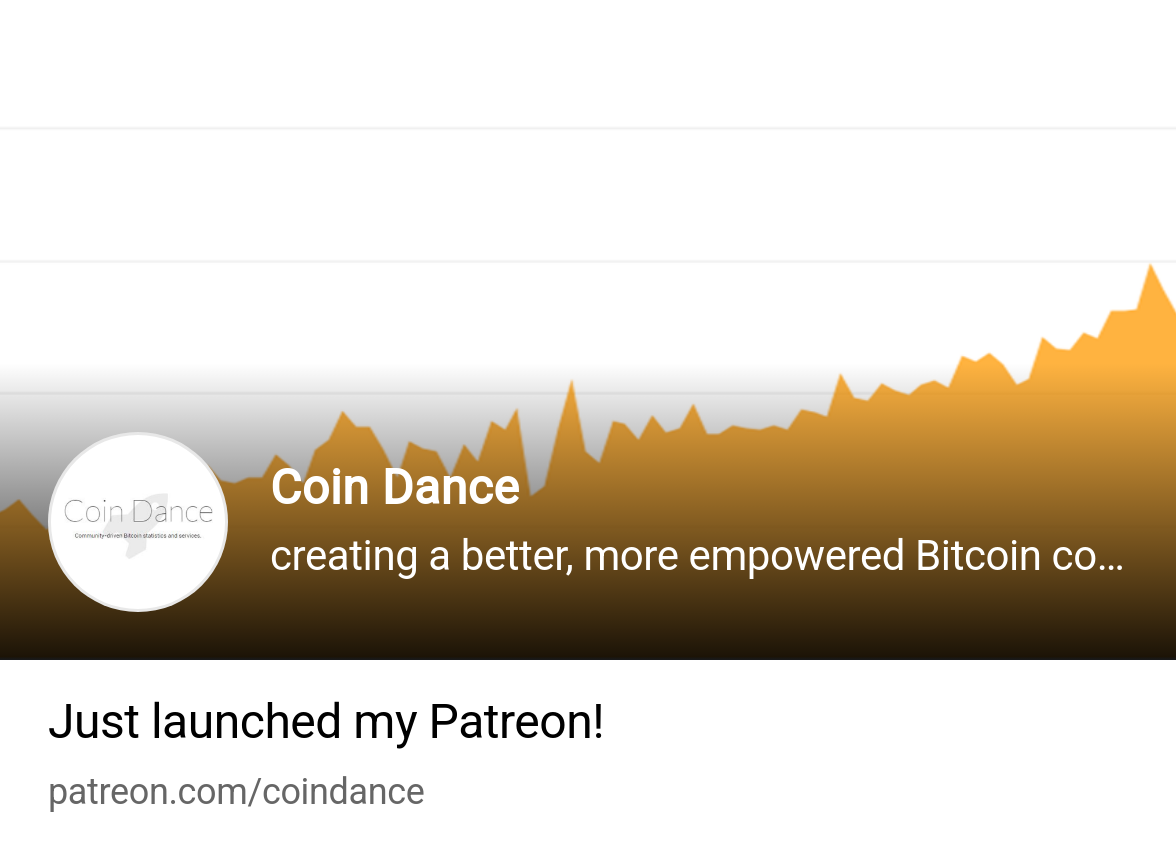 Coin Dance | creating a better, more empowered Bitcoin community | Patreon