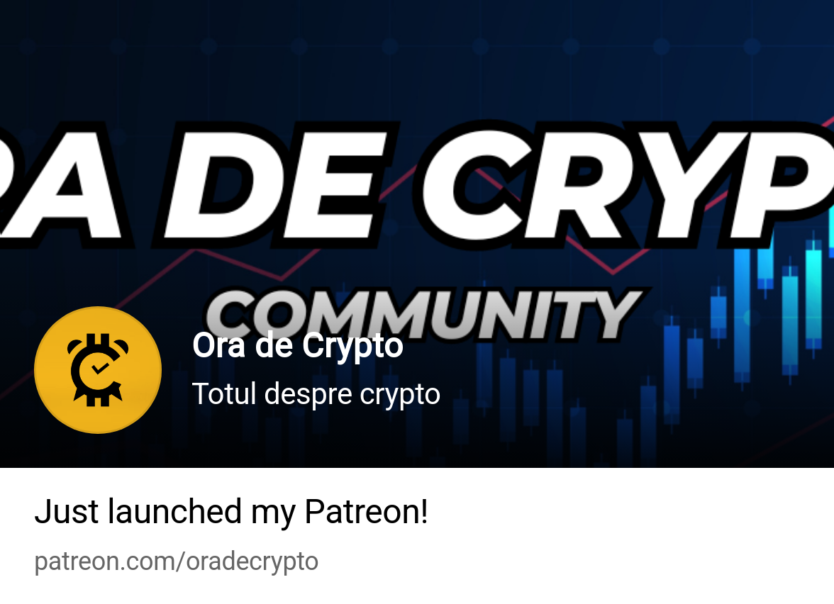Ora de Crypto | Totul despre crypto | Patreon