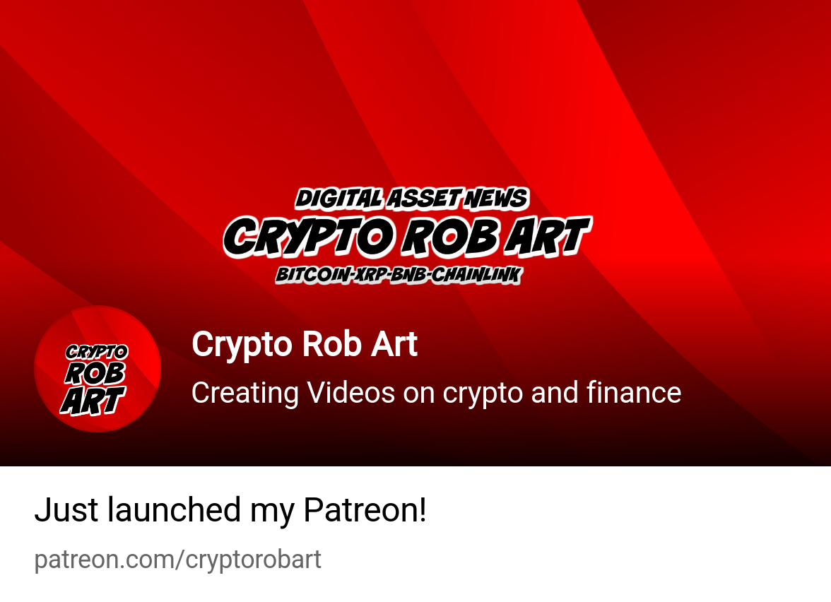 Crypto Rob Art | Creating Videos on crypto and finance | Patreon