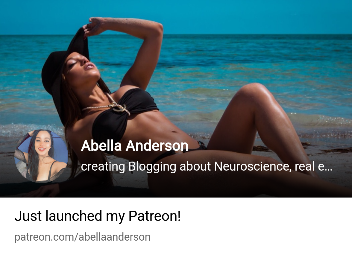 Abella Anderson | creating Blogging about Neuroscience, real estate , book  clubs . | Patreon