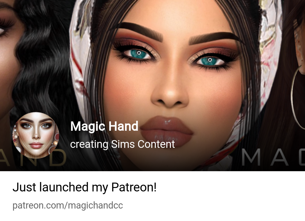 Magic Hand, creating Sims Content