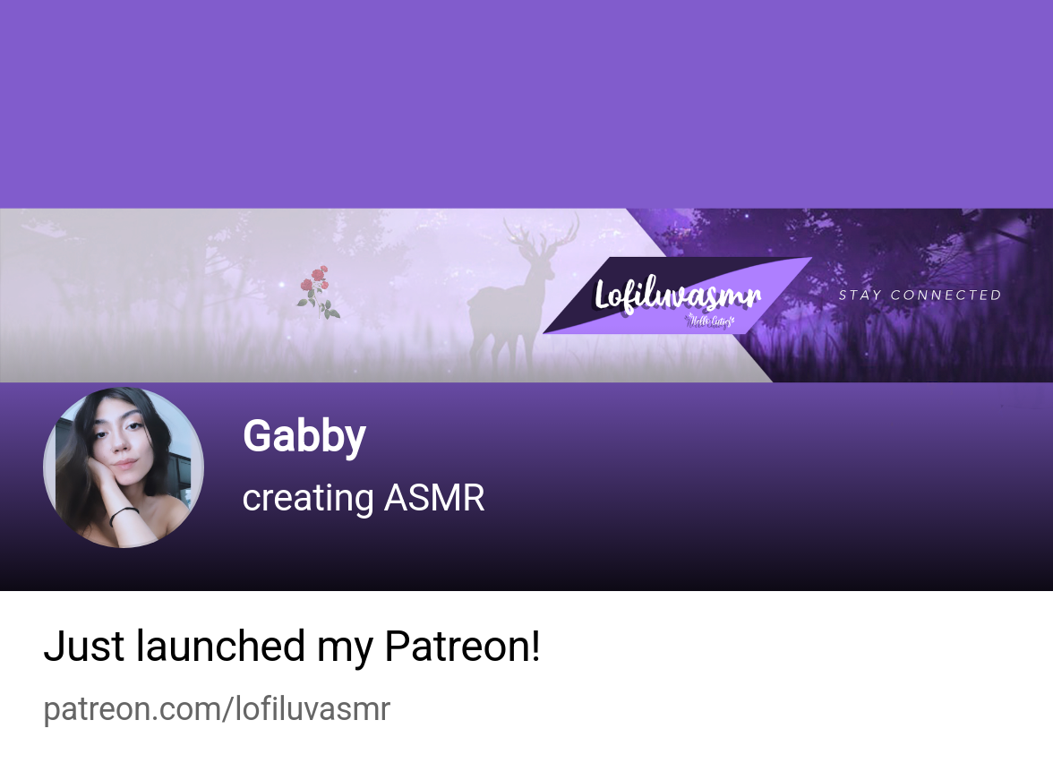 Gabby | creating ASMR | Patreon
