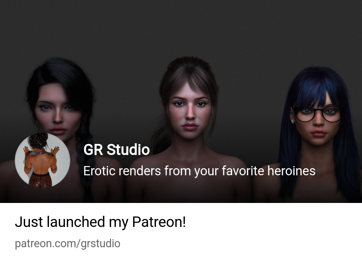 GR Studio | 3D renders SFW NSFW and XXX Content | Patreon