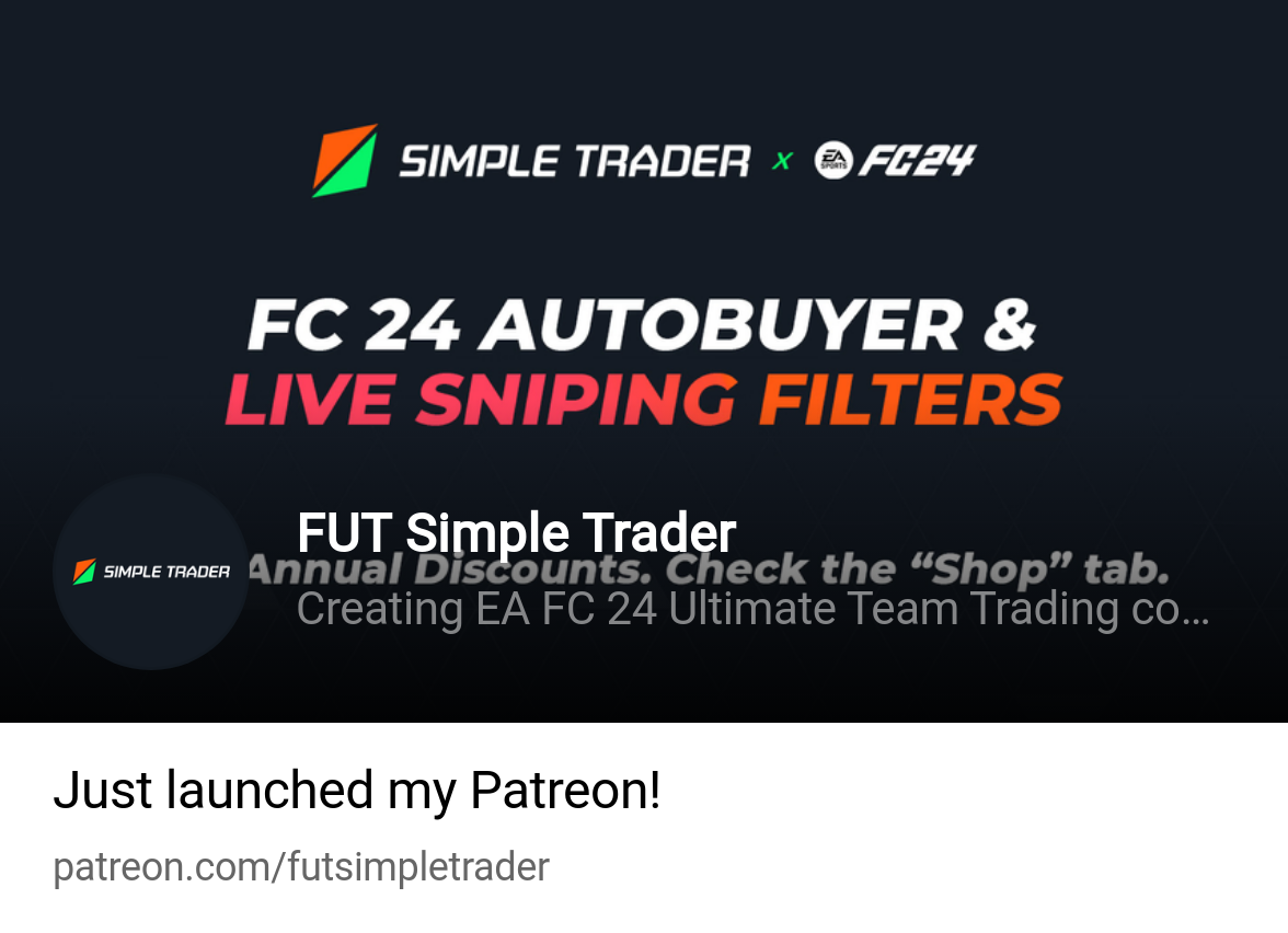 Sniping Filters  FUT Trading Methods