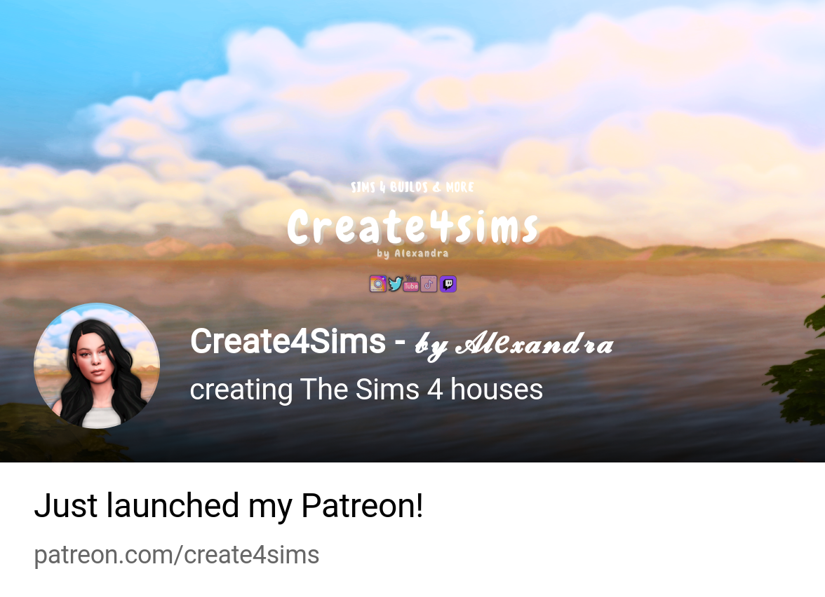 Create4Sims - 𝒷𝓎 𝒜𝓁𝑒𝓍𝒶𝓃𝒹𝓇𝒶 | creating The Sims 4 houses | Patreon