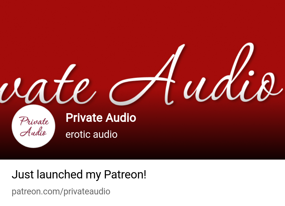 Private Audio | an erotic audio site | Patreon