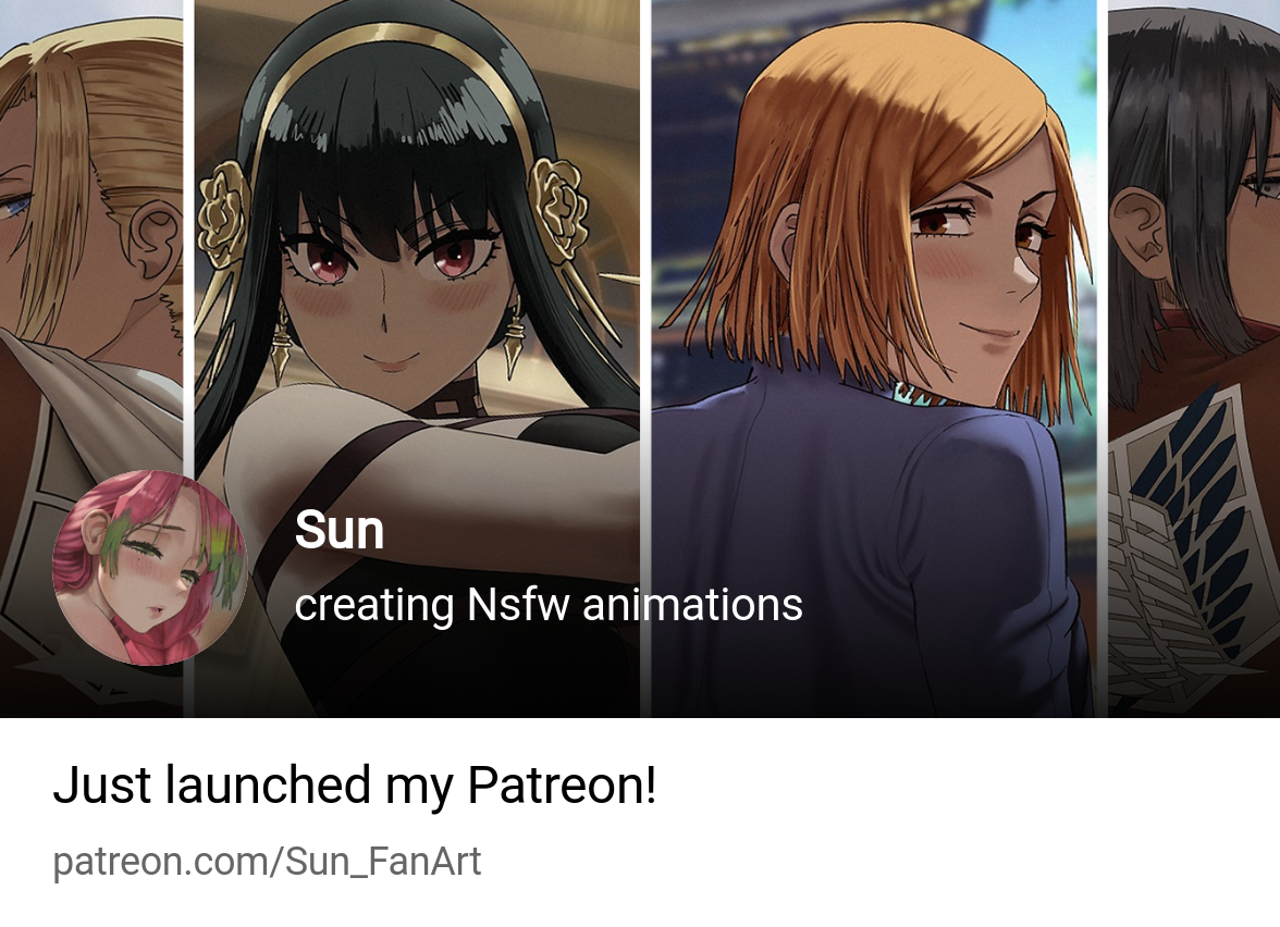 Sun | creating Nsfw animations | Patreon