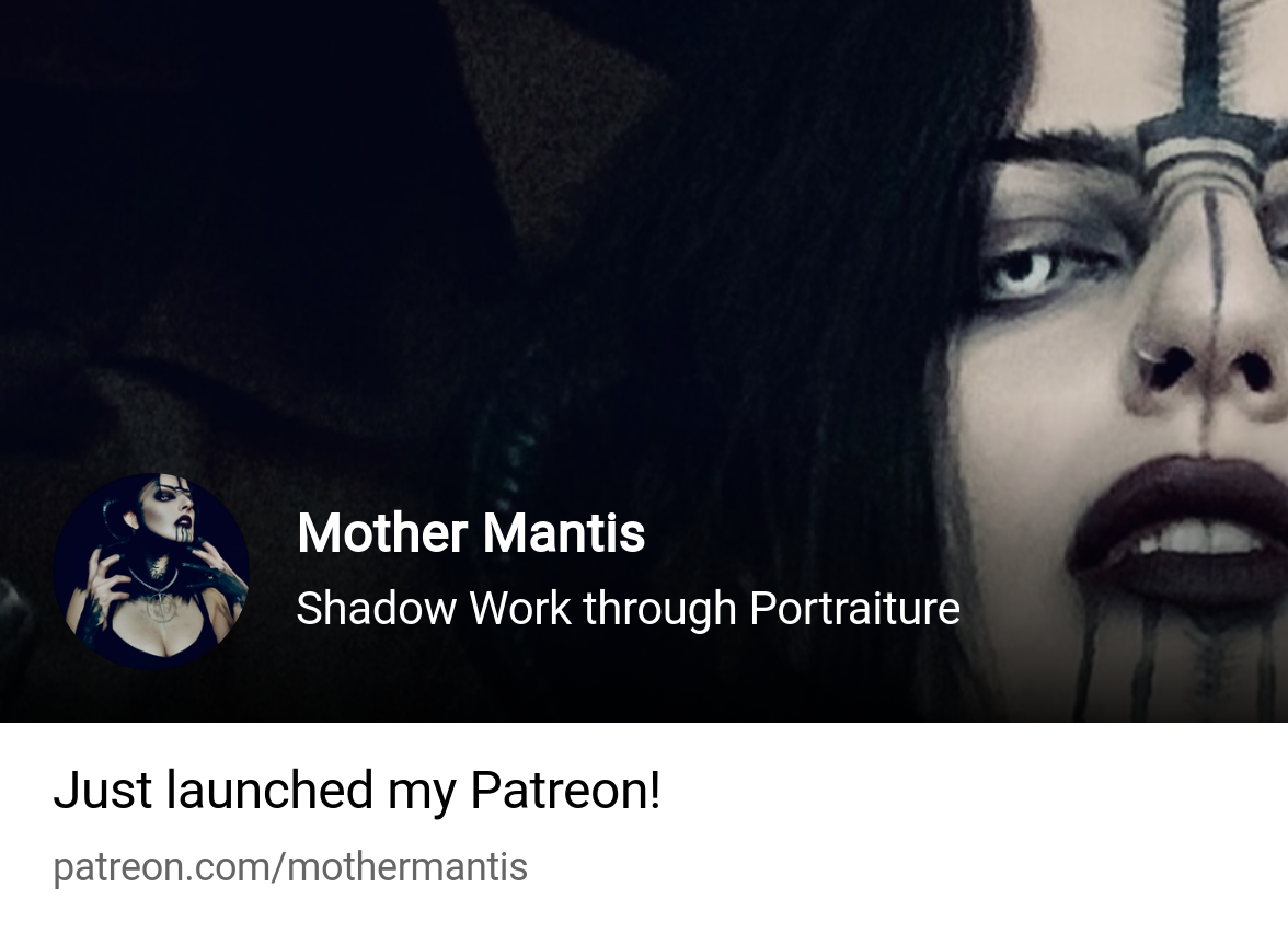 Mother Mantis | Shadow Work through Portraiture | Patreon