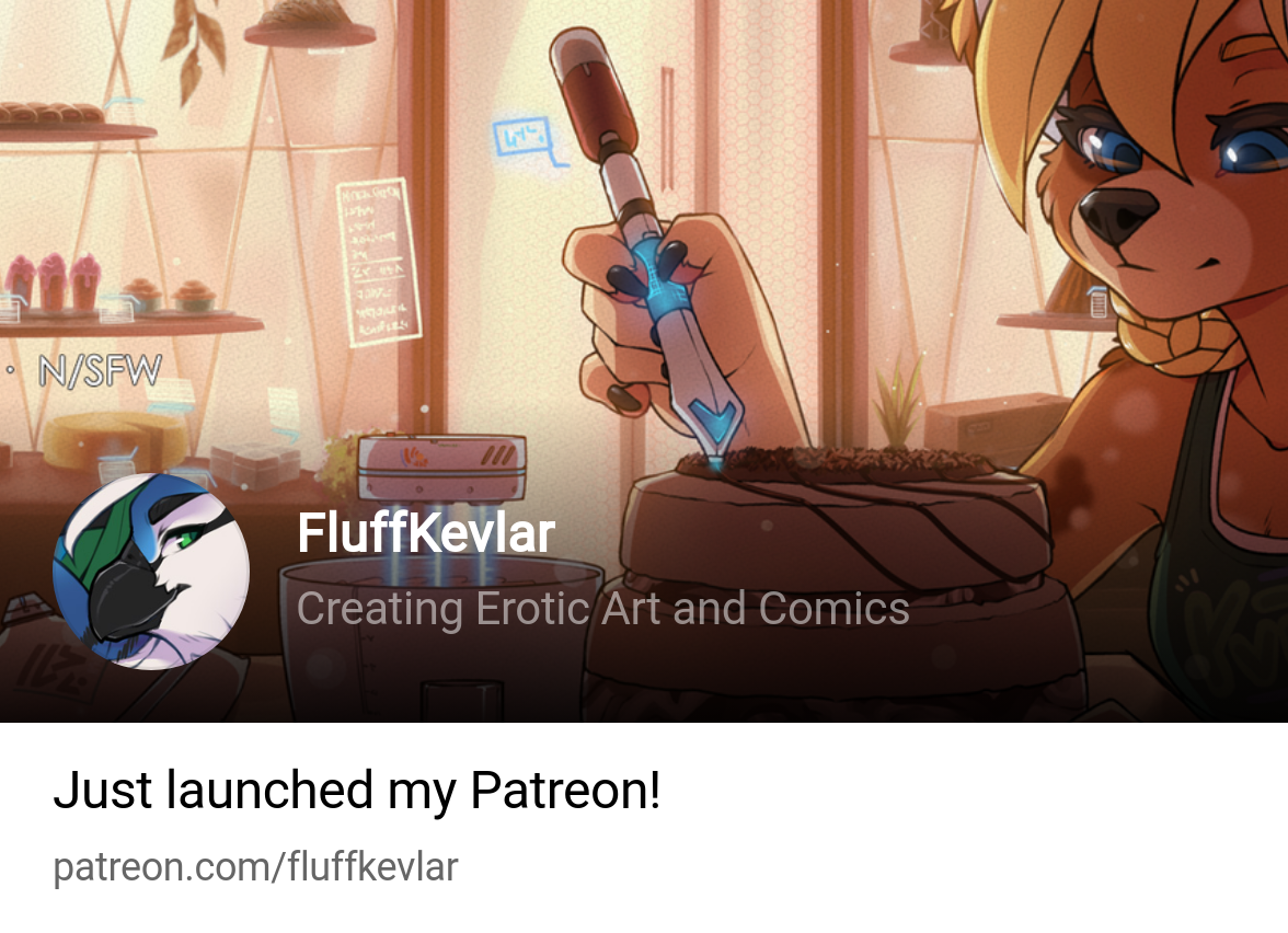 FluffKevlar | Creating Erotic Art and Comics | Patreon
