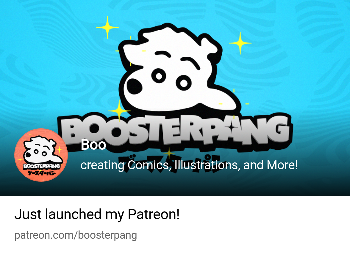 Boo | creating Comics, Illustrations, and More! | Patreon