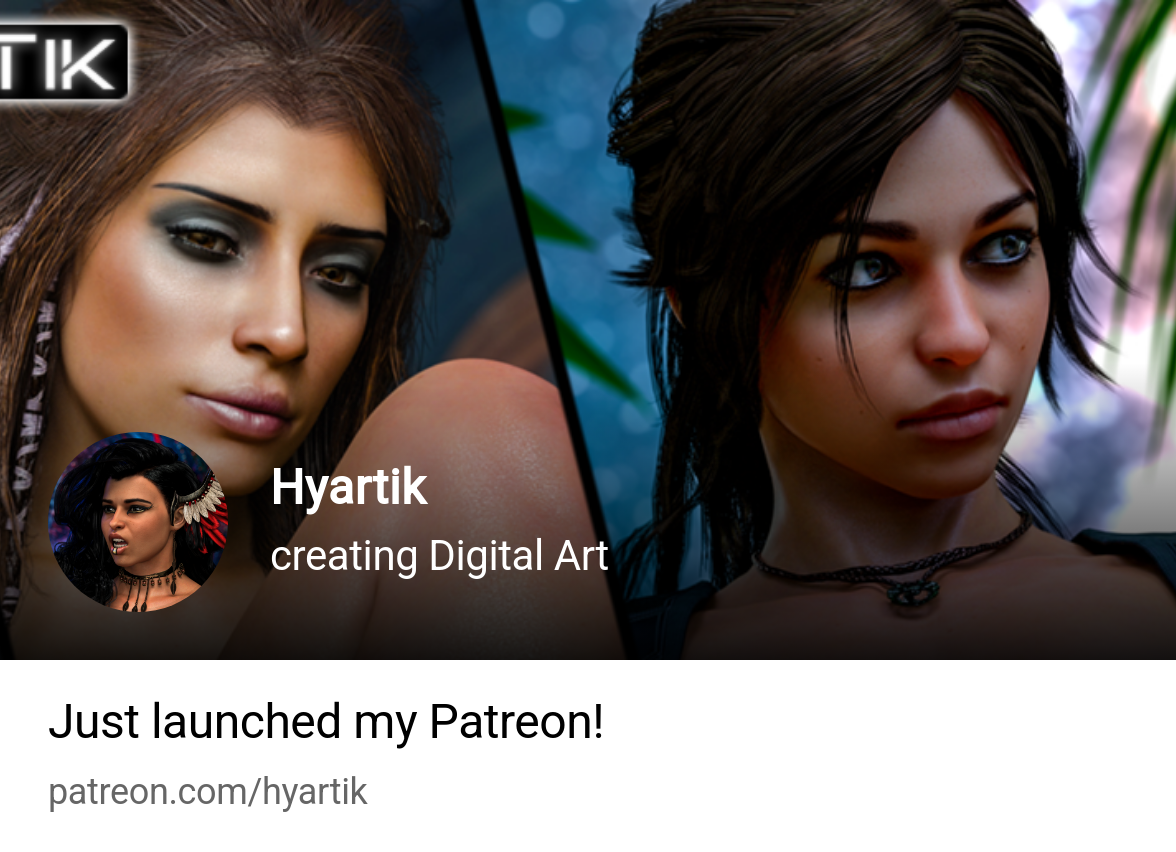 Hyartik | creating Digital Art | Patreon