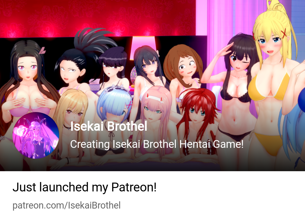 Isekai Brothel | Creating Isekai Brothel Hentai Game! | Patreon