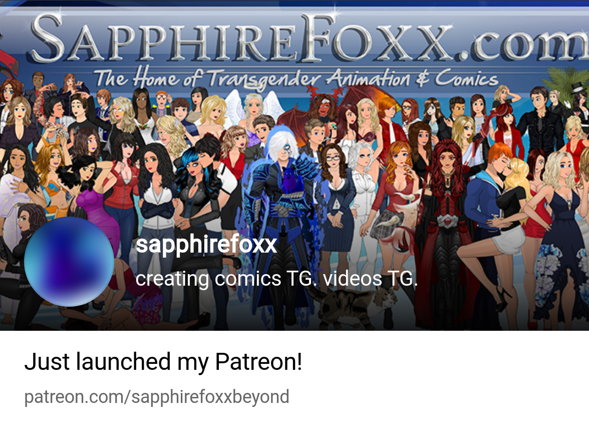 sapphirefoxx | creating comics TG. videos TG. | Patreon