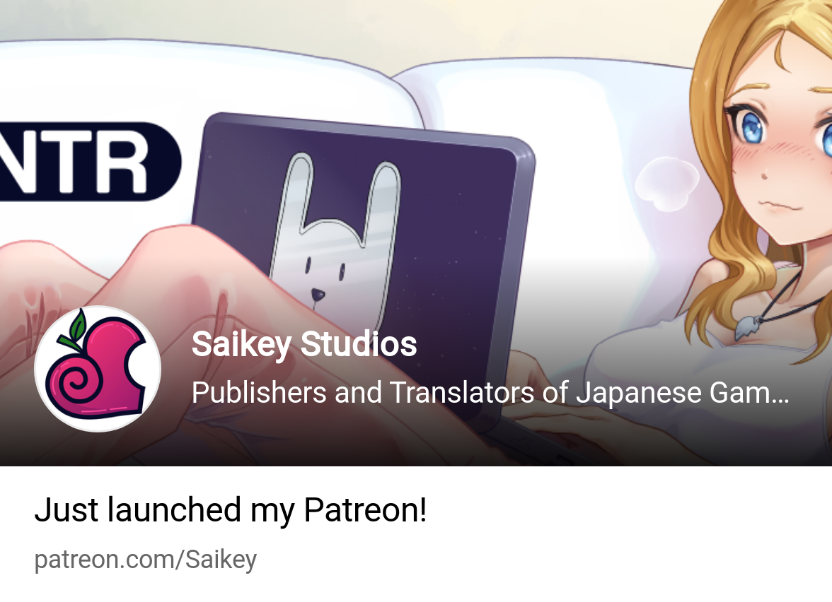 Saikey Studios | Publishers and Translators of Japanese Games and Media |  Patreon