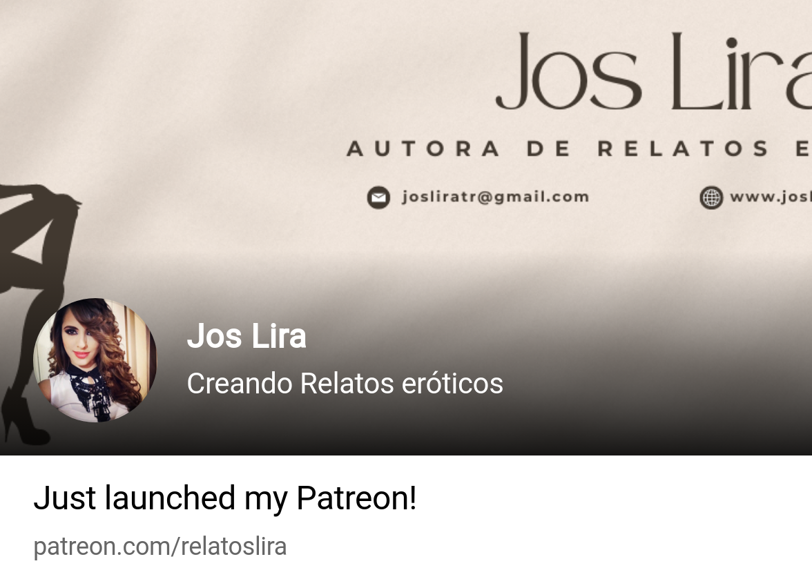 Jos Lira | Creando Relatos eróticos | Patreon