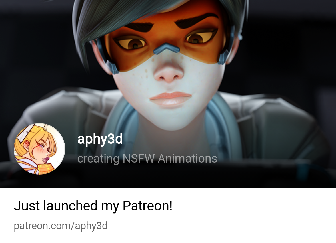 aphy3d | creating NSFW Animations | Patreon