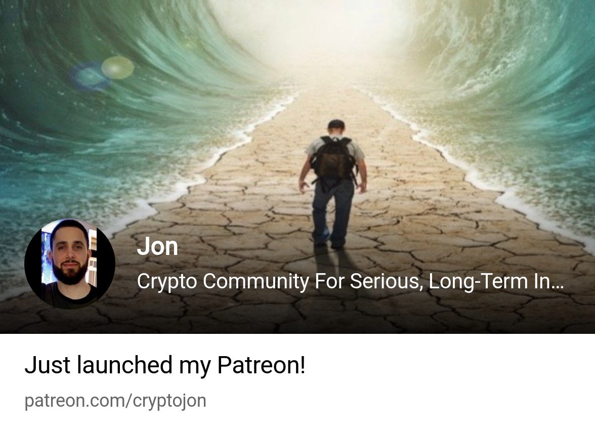 Jon | is creating a crypto family | Patreon