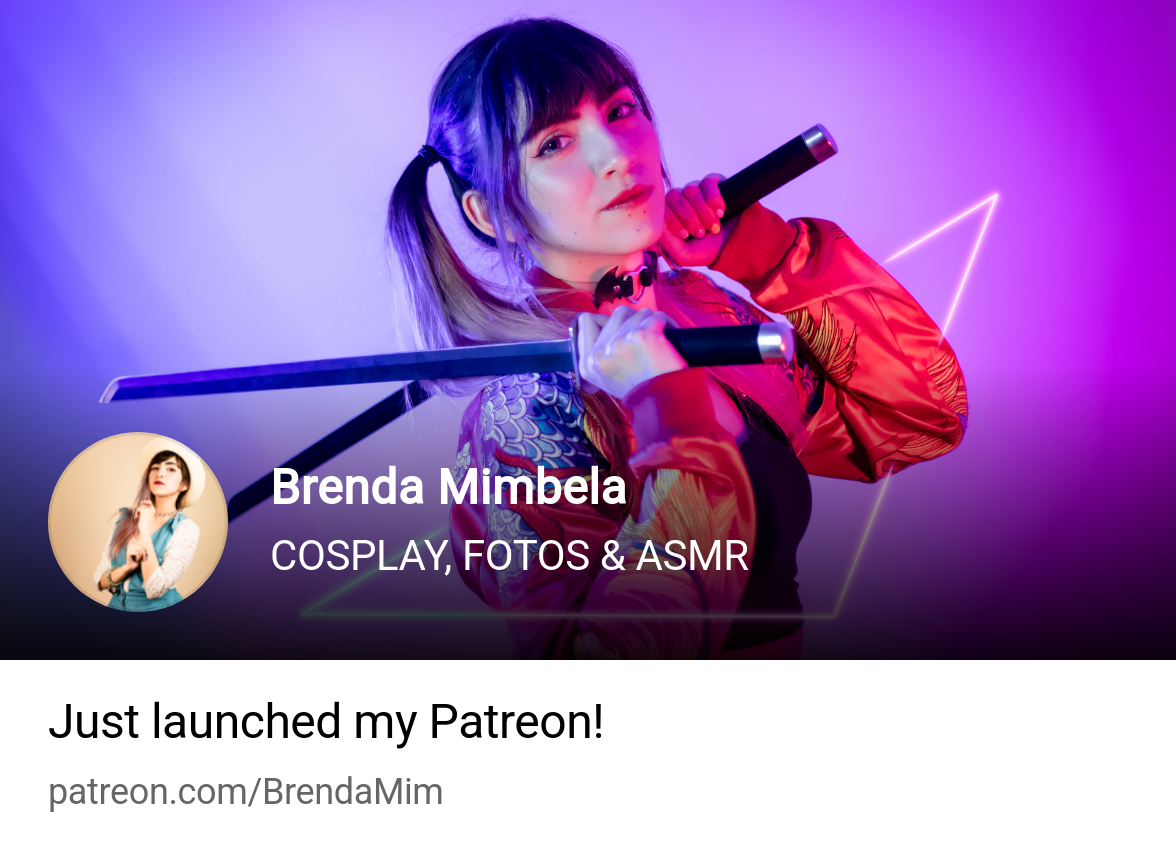 Brenda Mimbela | creando Cosplay and Photos :D | Patreon