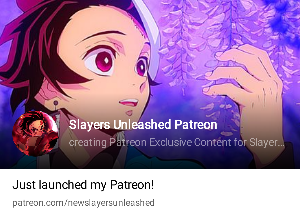 Slayers Unleashed Patreon  creating Patreon Exclusive Content for
