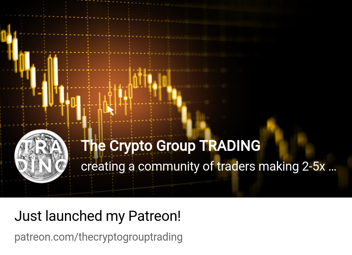 The Crypto Group TRADING | creating a community of traders making 2-5x  leverage trades. NFA | Patreon