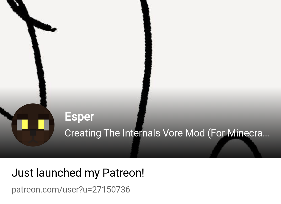 Esper | Creating The Internals Vore Mod (For Minecraft) | Patreon