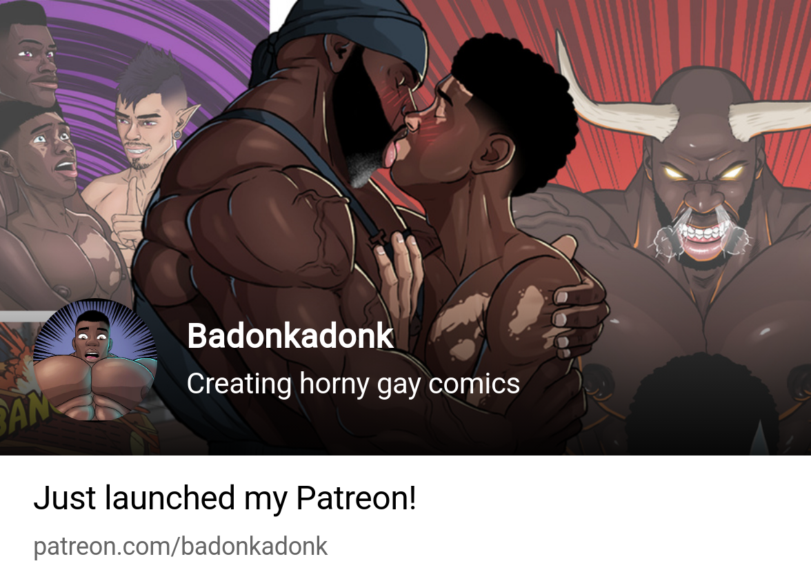 Badonkadonk | Creating horny gay comics | Patreon