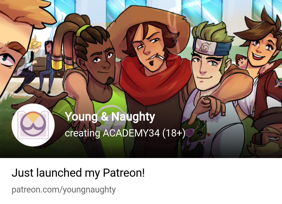 Young & Naughty | creating ACADEMY34 (18+) | Patreon