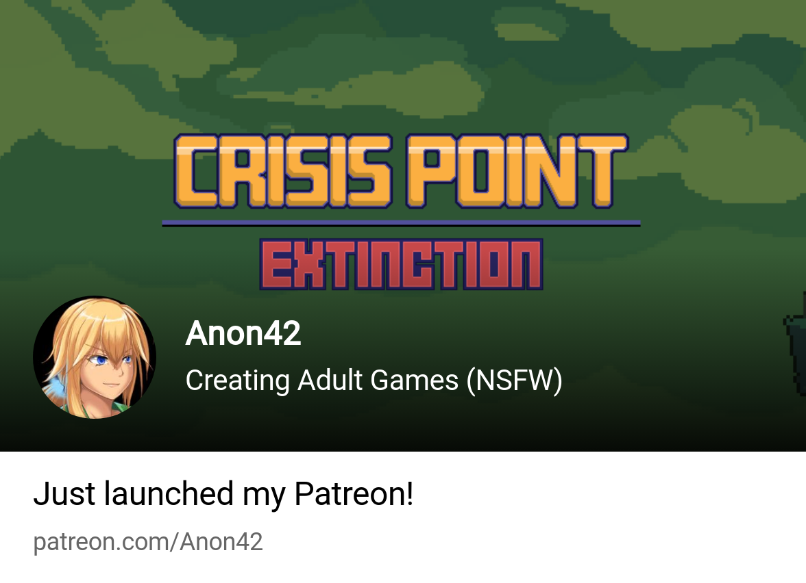 Anon42 | Creating Adult Games (NSFW) | Patreon