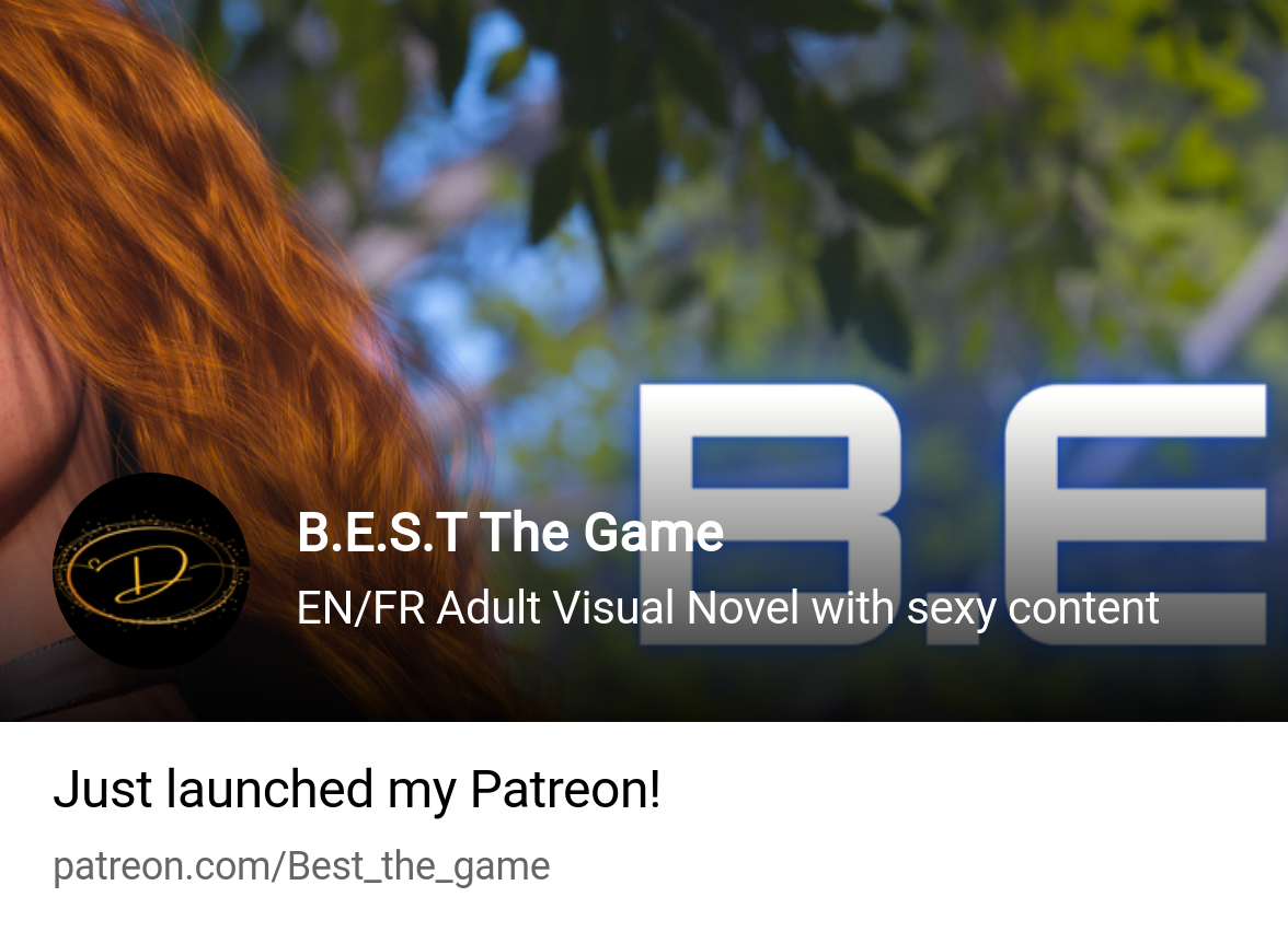 B.E.S.T The Game | EN/FR Adult Visual Novel with sexy content | Patreon