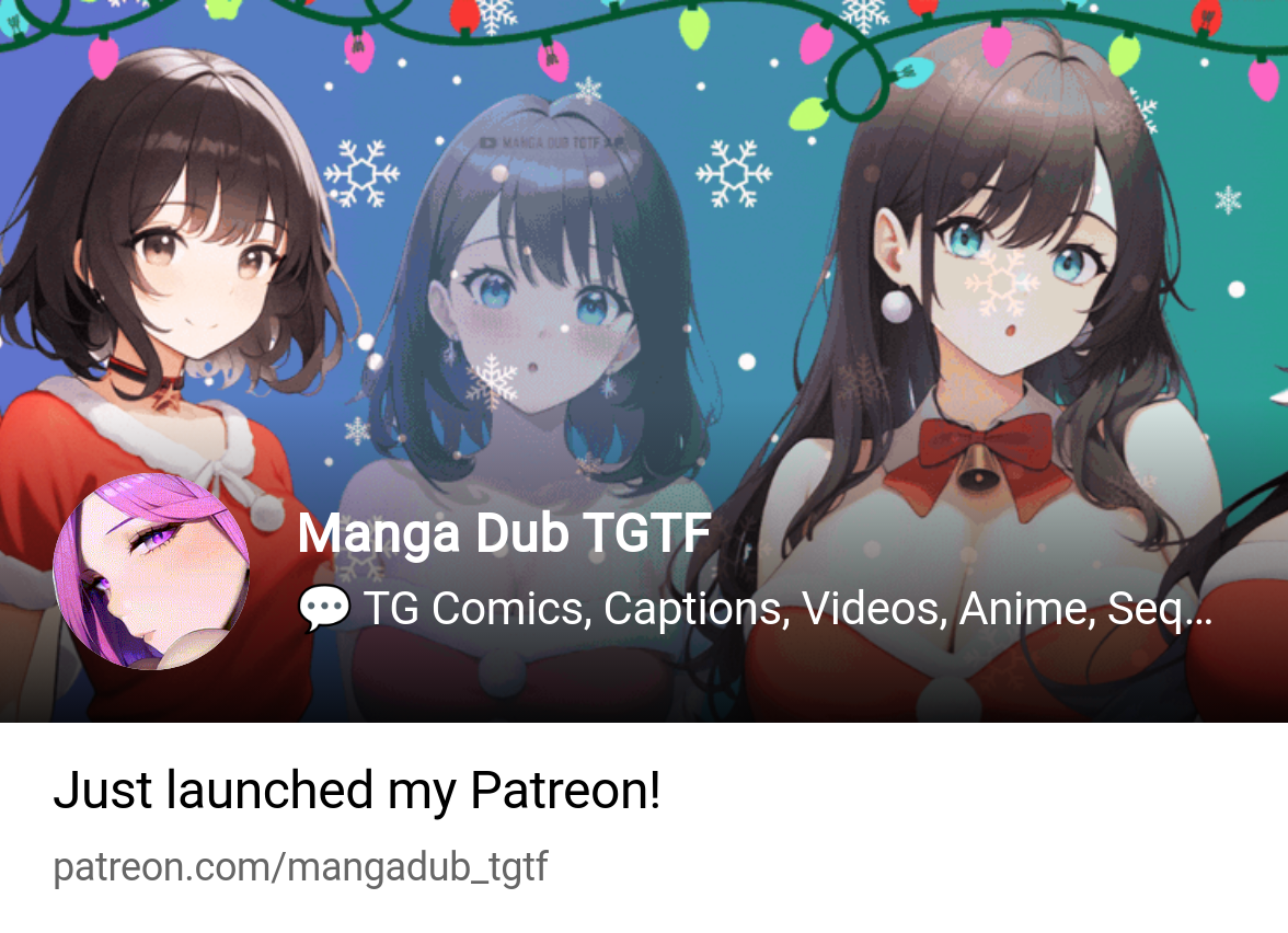 Manga Dub TGTF | NSFW Gender Bender content 🔥 | Patreon