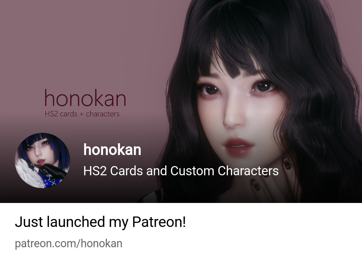 honokan | HS2 Cards and Scene data | Patreon
