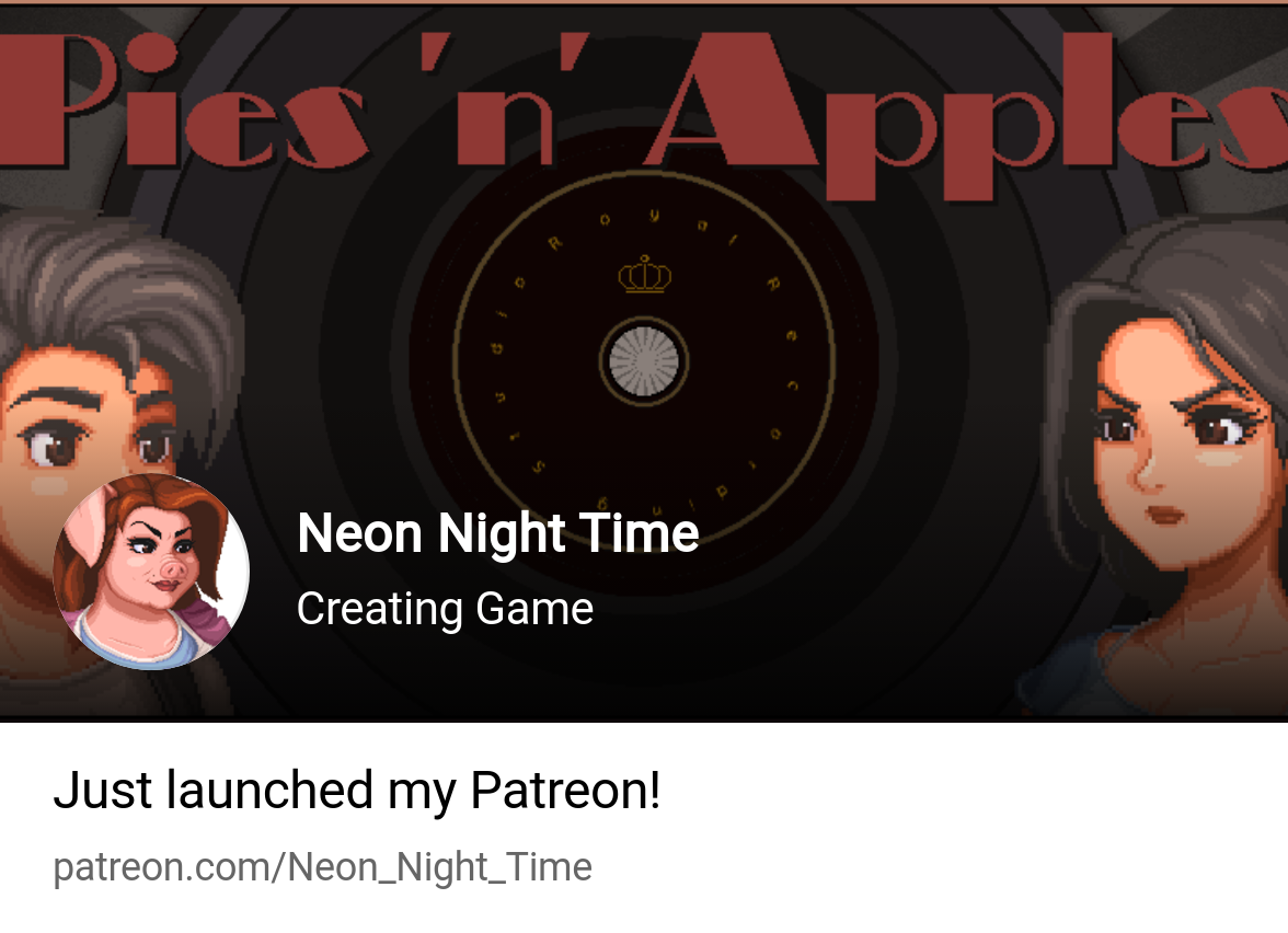 Neon Night Time | Creating Game | Patreon