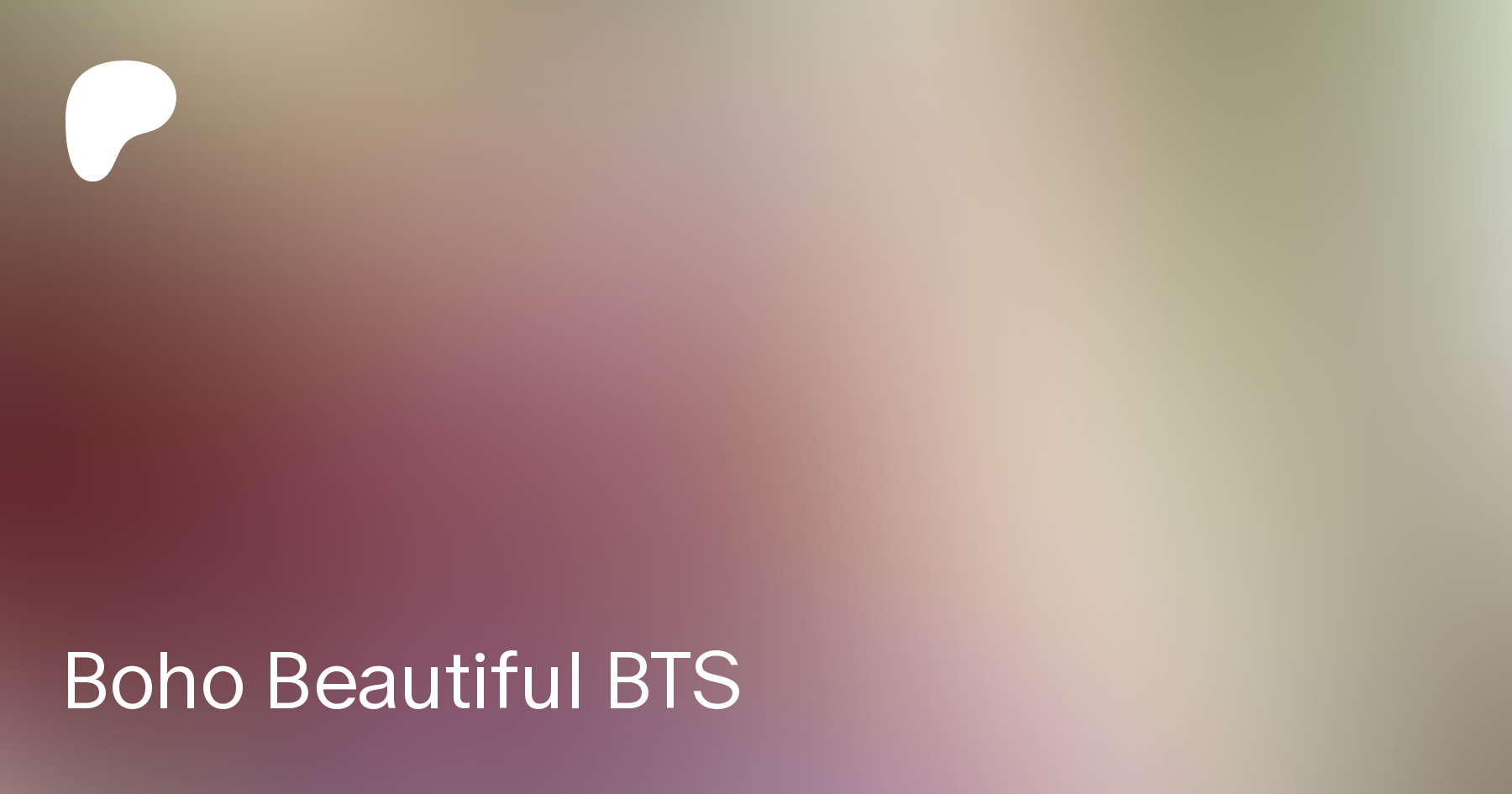 Boho Beautiful BTS | on Patreon