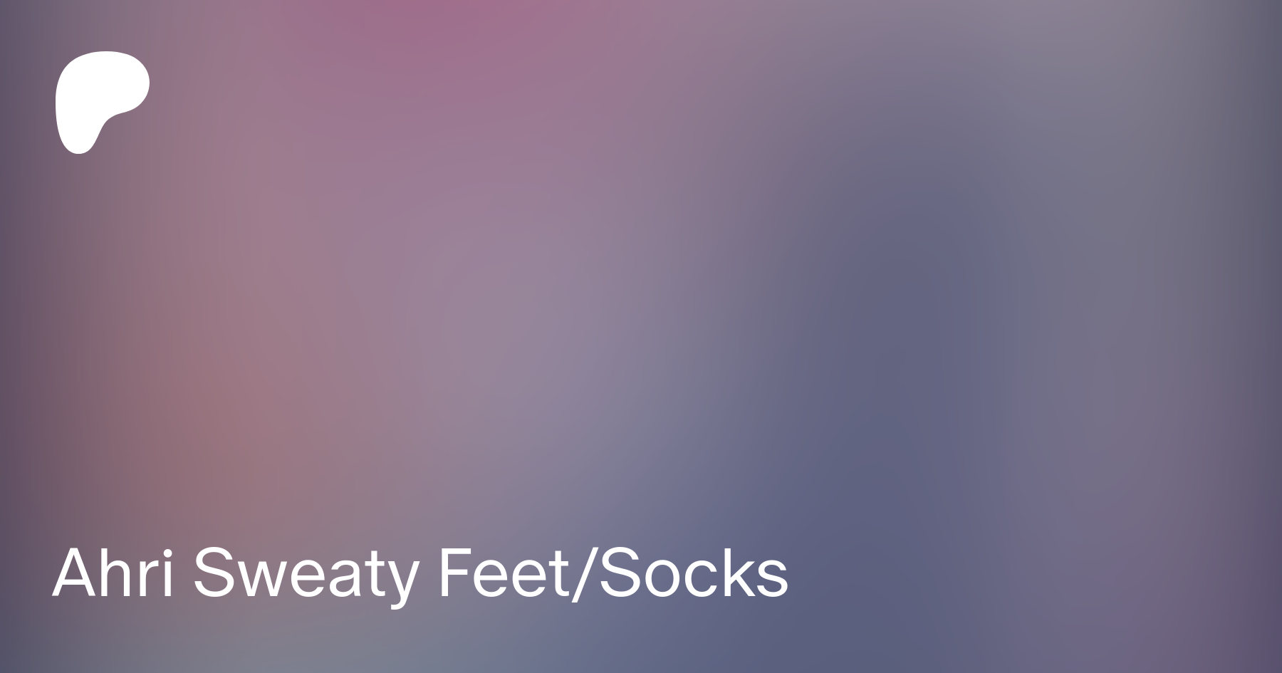 Ahri Sweaty FeetSocks | Patreon