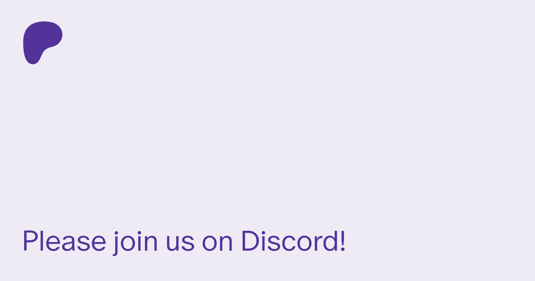 Join us on Discord