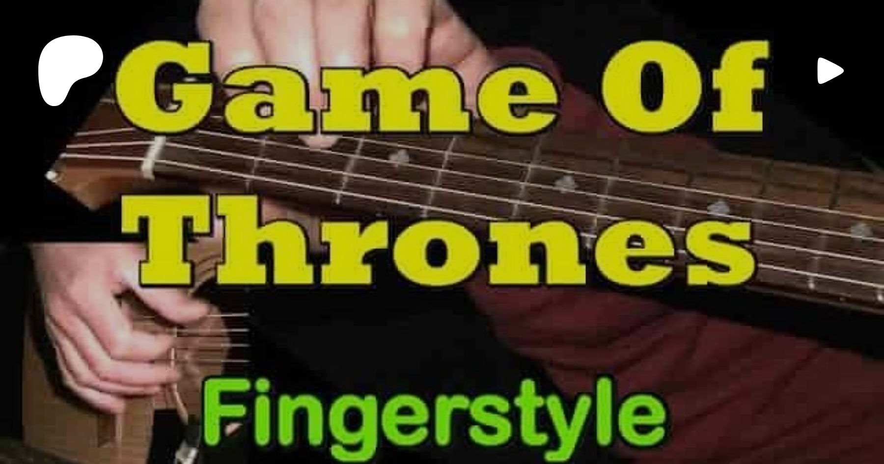 Game Of Thrones Theme Fingerstyle Version Printable Pdf Tab