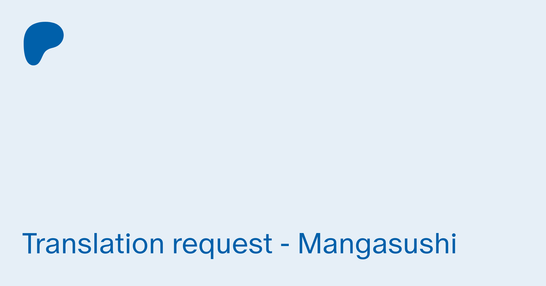 Translation request - Mangasushi | Patreon