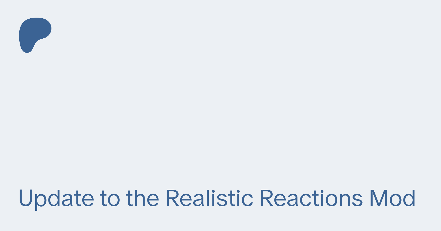 simsmodelsimmer — The Realistic Reactions Mod